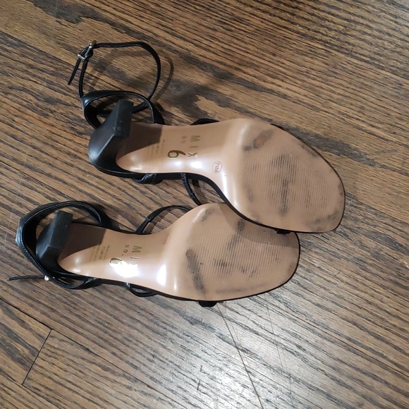 Mix No. 6 Strap Black Heels - Picture 10 of 11